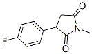 2-(4-fluorophenyl)-N-methylsuccinimide Structure