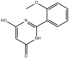 6-HYDROXY-2-(2-METHOXYPHENYL)-4(3H)-PYRIMIDINONE 구조식 이미지