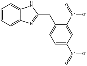 2-(2',4'-DINITROBENZYL)BENZIMIDAZOLE Structure