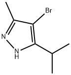 4-bromo-5-isopropyl-3-methyl-1H-pyrazole(SALTDATA: HCl) 구조식 이미지