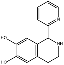 6,7-Isoquinolinediol,1,2,3,4-tetrahydro-1-(2-pyridinyl)-(9CI) 구조식 이미지