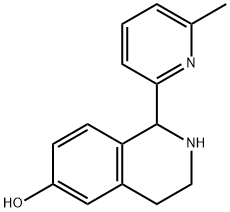 6-Isoquinolinol,1,2,3,4-tetrahydro-1-(6-methyl-2-pyridinyl)-(9CI) 구조식 이미지
