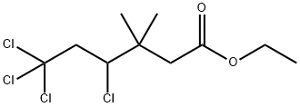 ethyl 4,6,6,6-tetrachloro-3,3-dimethylhexanoate 구조식 이미지