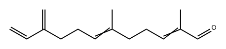 2,6-dimethyl-10-methylenedodeca-2,6,11-trien-1-al 구조식 이미지
