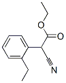 Benzeneacetic acid, alpha-cyano-2-ethyl-, ethyl ester (9CI) 구조식 이미지