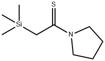피롤리딘,1-[1-티옥소-2-(트리메틸실릴)에틸]-(9CI) 구조식 이미지