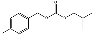 p-Iodobenzylisobutyl=carbonate Structure