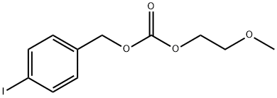 p-Iodobenzyl 2-methoxyethyl=carbonate Structure
