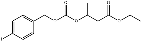 Carbonic acid 2-ethoxycarbonyl-1-methylethyl 4-iodobenzyl ester Structure