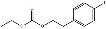 Carbonic acid ethyl p-iodophenethyl ester Structure