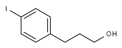 3-(p-Iodophenyl)-1-propanol 구조식 이미지
