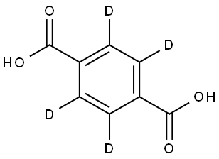 TEREPHTHALIC-D4 ACID 구조식 이미지