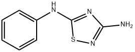 3-AMINO-5-PHENYLAMINO-1,2,4-THIADIAZOLE 구조식 이미지