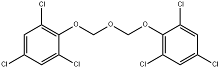 1,1'-[옥시비스(메틸렌옥시)]비스[2,4,6-트리클로로벤젠] 구조식 이미지