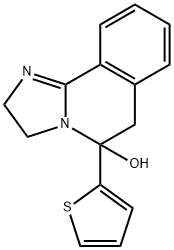 5-(2-Thienyl)-2,3,5,6-tetrahydroimidazo[2,1-a]isoquinolin-5-ol 구조식 이미지