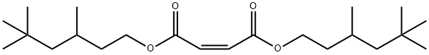 bis(3,5,5-trimethylhexyl) maleate Structure