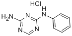 2-AMINO-4-ANILINO-1,3,5-TRIAZINE HYDROCHLORIDE Structure