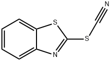 Thiocyanic acid, 2-benzothiazolyl ester (6CI,7CI,8CI,9CI) Structure
