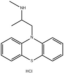 rac N-Demethyl Promethazine Hydrochloride 구조식 이미지