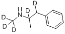 (+/-)-METHAMPHETAMINE-D5 Structure