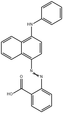 2-[[4-(phenylamino)-1-naphthyl]azo]benzoic acid 구조식 이미지