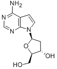 7-DEAZA-2'-DEOXYADENOSINE 구조식 이미지