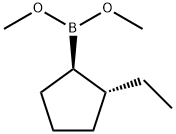 보론산,(2-에틸사이클로펜틸)-,디메틸에스테르,트랜스-(9CI) 구조식 이미지
