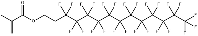 3,3,4,4,5,5,6,6,7,7,8,8,9,9,10,10,11,11,12,12,13,13,14,14,14-pentacosafluorotetradecyl methacrylate Structure