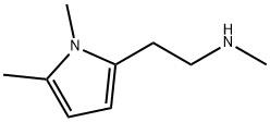 1H-Pyrrole-2-ethanamine,N,1,5-trimethyl-(9CI) 구조식 이미지