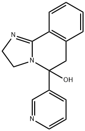 2,3,5,6-Tetrahydro-5-(3-pyridinyl)imidazo[2,1-a]isoquinolin-5-ol 구조식 이미지