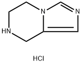 5,6,7,8-TETRAHYDROIMIDAZO[1,5-A]PYRAZINE HYDROCHLORIDE Structure