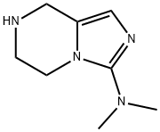 Imidazo[1,5-a]pyrazin-3-amine, 5,6,7,8-tetrahydro-N,N-dimethyl- (9CI) 구조식 이미지