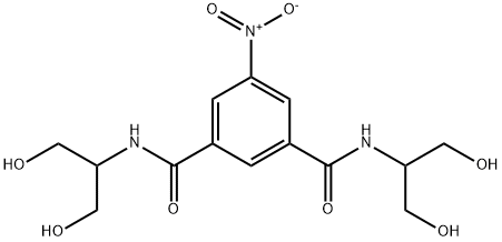 N,N-Bis-(1,3-dihydroxy-2-propyl)-5-nitroisophthalamide 구조식 이미지