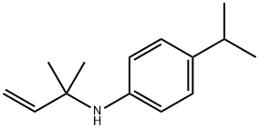 N-(1,1-Dimethyl-2-propenyl)-4-isopropylbenzenamine Structure