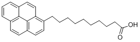 1-Pyrenedecanoicacid Structure