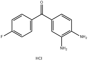 (3,4-DIAMINOPENYL)(4-FLUOROPHENYL)메타논모노하이드로클로라이드 구조식 이미지