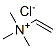 trimethyl(vinyl)ammonium chloride Structure