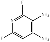 2,6-디플루오로피리딘-3,4-디아민 구조식 이미지