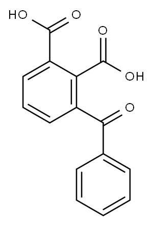 3-benzoylphthalic acid Structure
