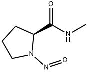 2-피롤리딘카르복사미드,N-메틸-1-니트로소-,(S)-(9CI) 구조식 이미지