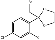 2-(bromomethyl)-2-(2,4-dichlorophenyl)-1,3-dioxolane 구조식 이미지