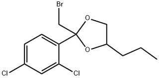 2-(Bromomethyl)-2-(2,4-dichlorophenyl)-4-propyl-1,3-dioxolane Structure