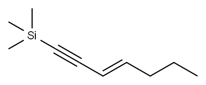 (E)-1-(Trimethylsilyl)-3-hepten-1-yne 구조식 이미지