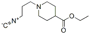 4-Piperidinecarboxylicacid,1-(3-isocyanopropyl)-,ethylester(9CI) 구조식 이미지