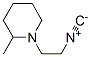 Piperidine, 1-(2-isocyanoethyl)-2-methyl- (9CI) 구조식 이미지
