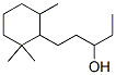 알파-에틸-2,2,6-트리메틸시클로헥산프로판올 구조식 이미지