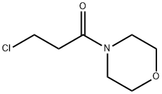 3-Chloro-1-(morpholin-4-yl)propan-1-one 구조식 이미지