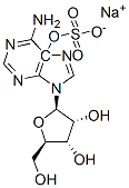 adenosine 5-monosulfate, sodium salt 구조식 이미지