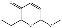 2-Ethyl-6-methoxy-3,6-dihydro-2H-pyran-3-one Structure