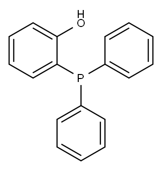 (2-hydroxyphenyl)diphenylphosphine Structure